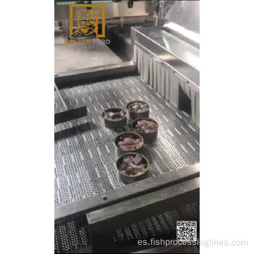 Máquina de línea de montaje de procesamiento de pescado